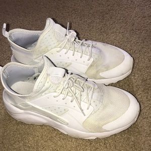 All white Ultra Huaraches